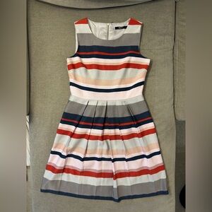 Striped Sleeveless Dress Size S